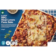 Woolworths BBQ Meatlovers Pasta Bake