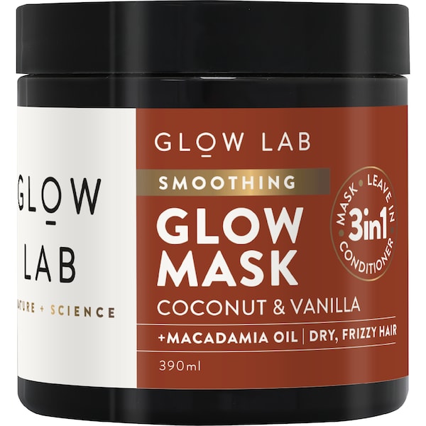 Glow Lab Smoothing Hair Mask Coconut & Vanilla 390mL
