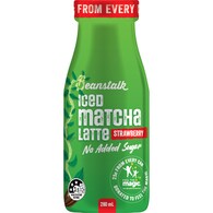 Beanstalk Iced Matcha Latte Strawberry Milk