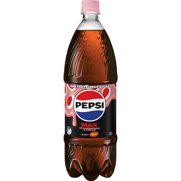 Pepsi Max Strawberries & Cream 1.25L