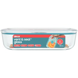 Decor Vent & Seal Glass Container 800mL each – Woolworths