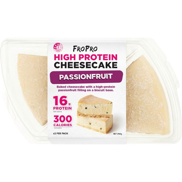 Fropro High Protein Cheesecake Passionfruit 250g