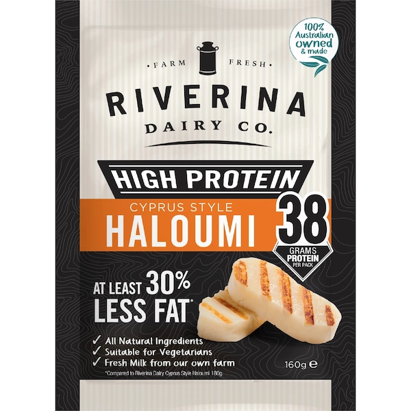 Riverina High Protein Halloumi 160g