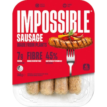 Impossible Sausage Made From Plants 240g | Woolworths