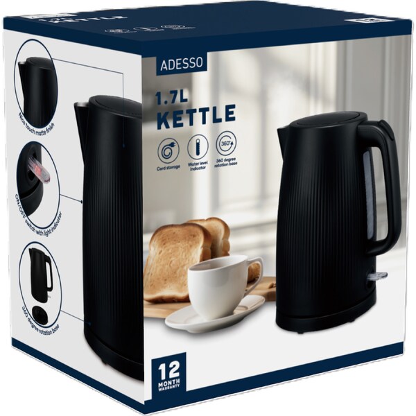 Adesso Kettle 1.7L Assorted each