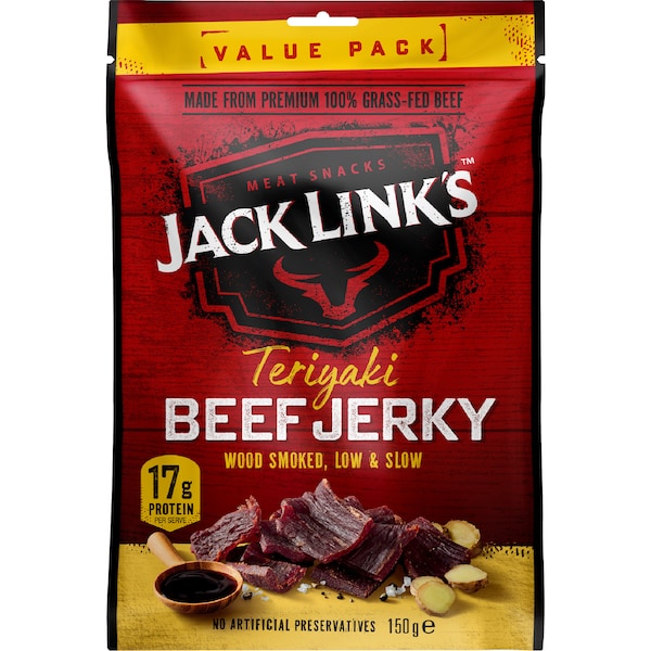 Jack Link's Beef Jerky Teriyaki Value 150g