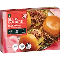 Woolworths Slow Cooked Beef Brisket With Bourbon BBQ Sauce