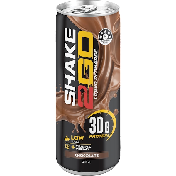 Shake2Go Protein Liquid Recharge Milk Chocolate 350mL