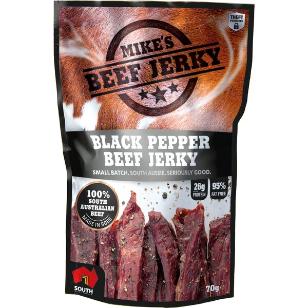 Mike's Beef Jerky Black Pepper 70g