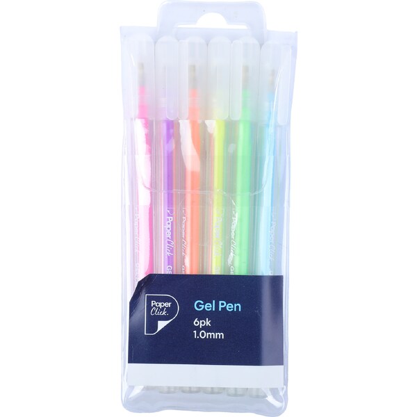 Paperclick Gel Pens 6 pack