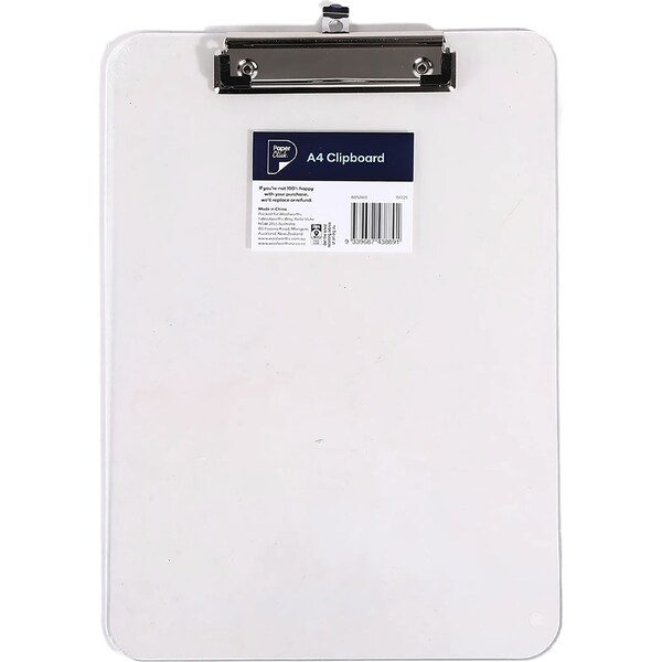 Paperclick A4 Clipboard Assorted each