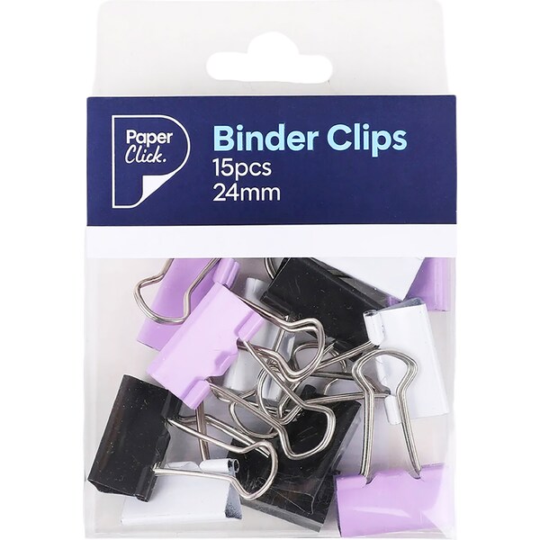 Paperclick Binder Clips 15 pack
