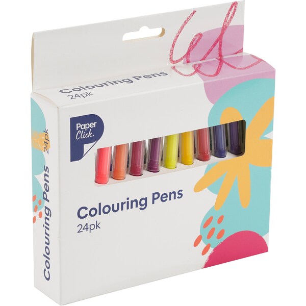 Paperclick Colouring Pens 24 pack