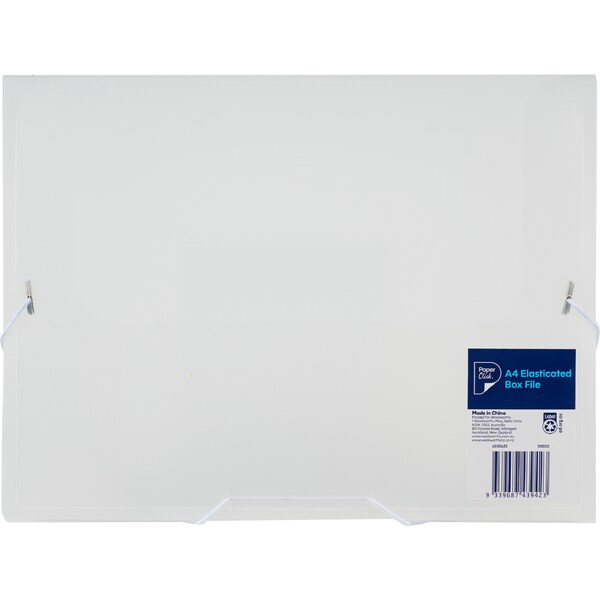 Paperclick A4 Elasticated Box File each