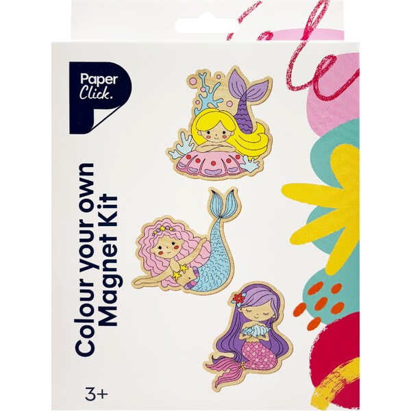 Paperclick Colour Your Own Magnet Kit Assorted each