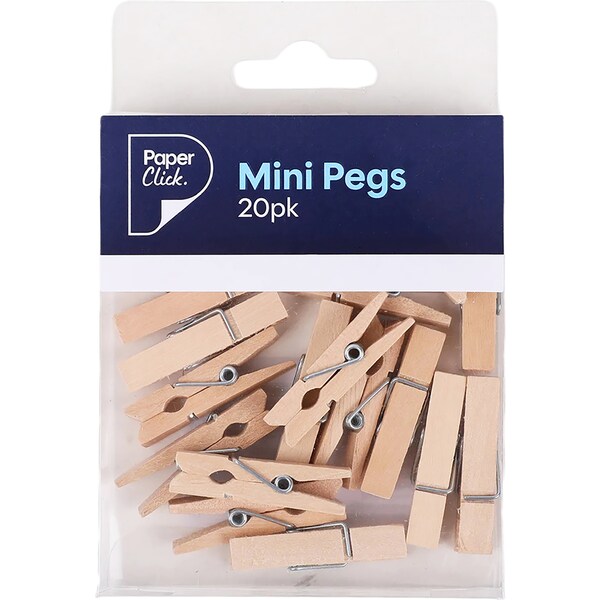 Paperclick Mini Pegs 20 pack