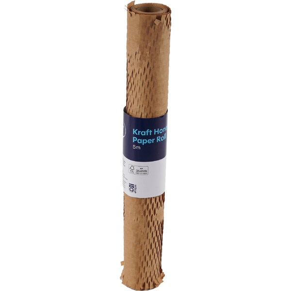 Paperclick Kraft Honeycomb Paper Roll 5m each