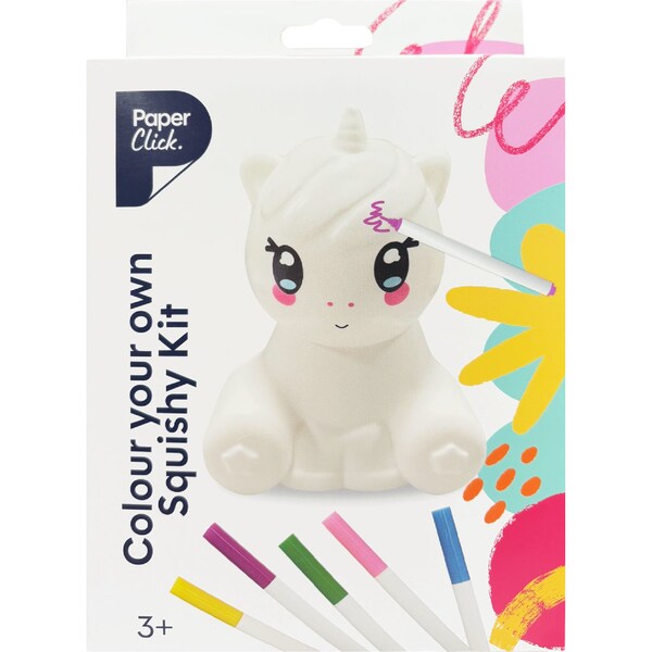 Paperclick Colour Your Own Squishy Kit Assorted each
