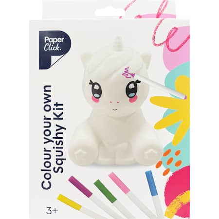 Paper Click Small Get Paperclick Colour Your Own Squishy Kit Assorted each delivered to ...
