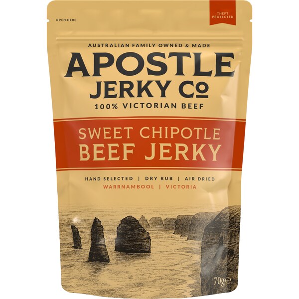Apostle Jerky Co Beef Sweet Chipotle 70g