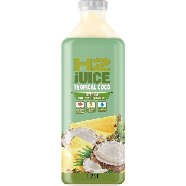 H2juice Tropical Coconut Drink 1.25L