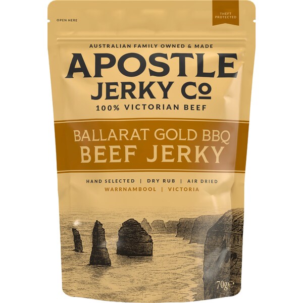 Apostle Jerky Co Beef Ballarat Gold BBQ 70g