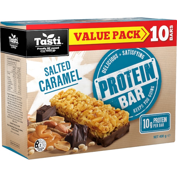 Tasti Protein Bar Salted Caramel 10 pack