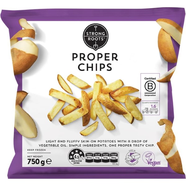 Strong Roots Proper Potato Chips 750g