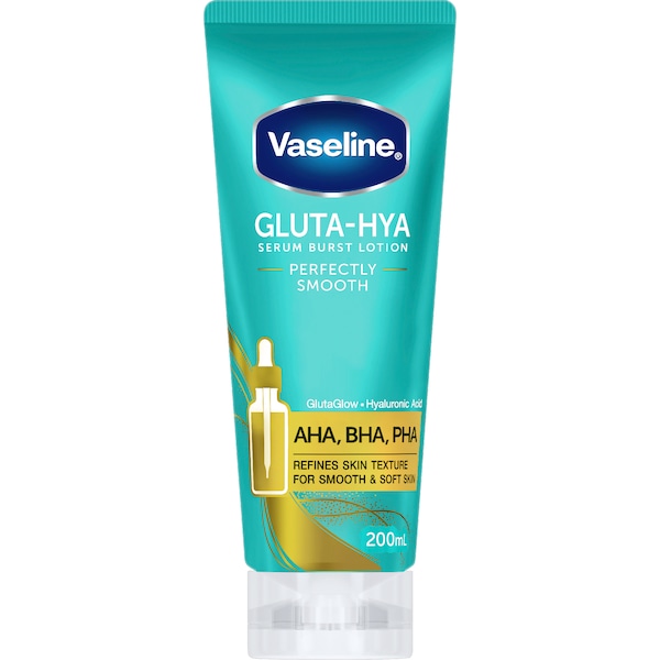 Vaseline Gluta-Hya Serum Burst Lotion Perfectly Smooth 200mL