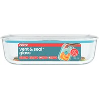 Decor Vent & Seal Glass Container 650mL