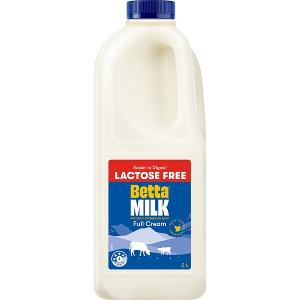 Betta Lactose Free Full Cream Milk 2L