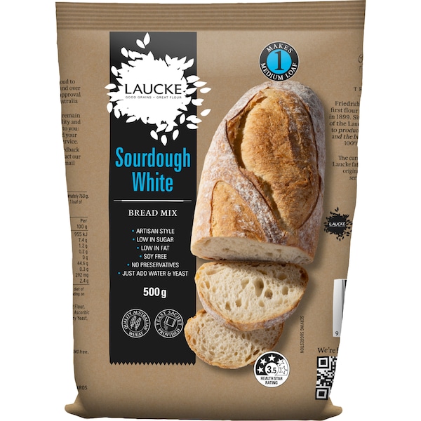 Laucke Sourdough White Bread Mix 500g