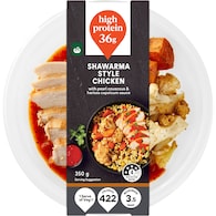 Woolworths High Protein Shawarma Style Chicken Bowl