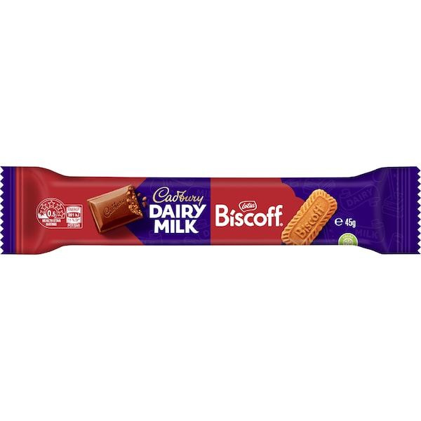 Cadbury Dairy Milk Biscoff Chocolate Bar 45g