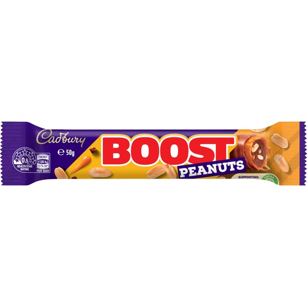 Cadbury Boost Peanut Chocolate Bar 50g