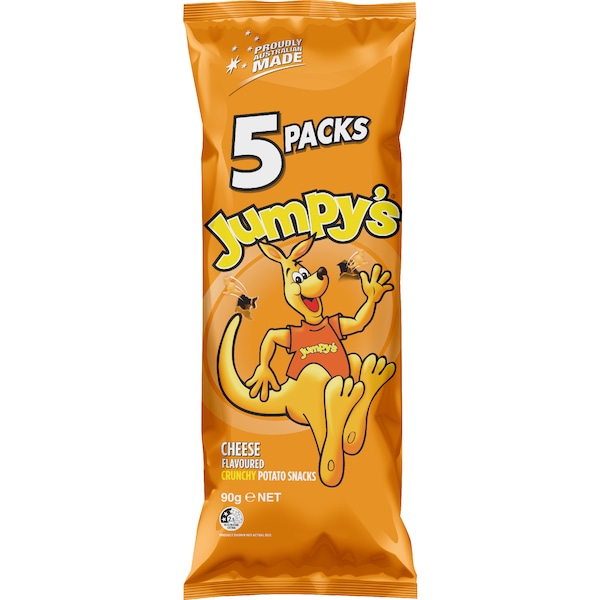 Jumpy's Cheese Flavoured Potato Snacks 5 pack