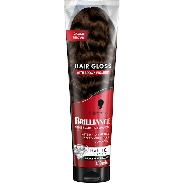 Schwarzkopf Brilliance Hair Gloss Cacao Brown 150mL