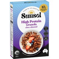 Sunsol High Protein Granola Choc Almond