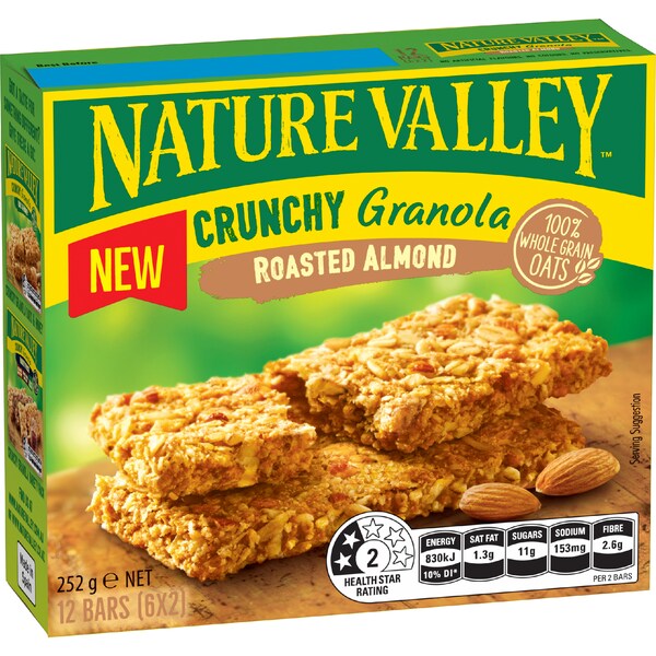 Nature Valley Crunchy Granola Bars Roasted Almond 12 pack