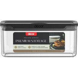 Decor Design Series Premium Pantry Storage Oblong 1.9L each – Woolworths
