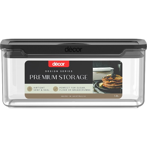 Decor Design Series Premium Pantry Storage Oblong 1.9L each