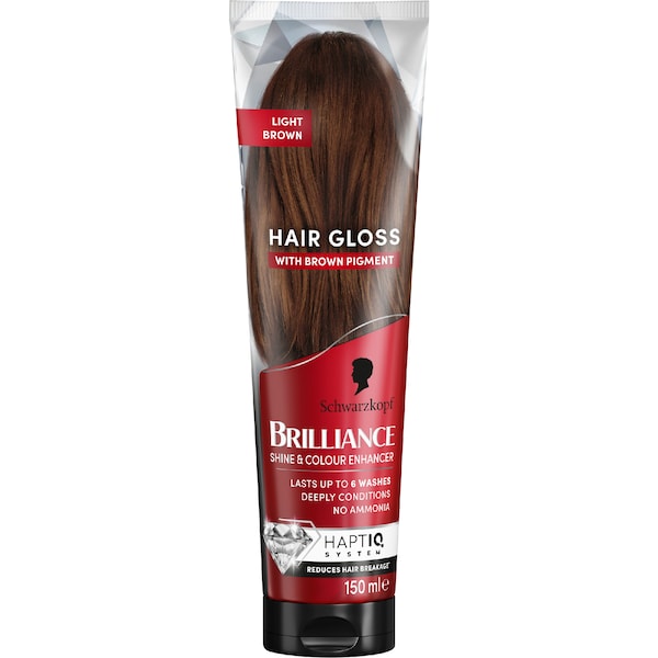 Schwarzkopf Brilliance Hair Gloss Light Brown 150mL