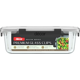 Decor Premium Glass Clips Container 1.5L each – Woolworths