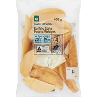 Woolworths Buffalo Style Potato Wedges & Ranch Dressing