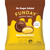 Funday Banana Bites Milk Chocolate