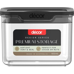 Decor Design Series Premium Pantry Storage Oblong 920mL each – Woolworths
