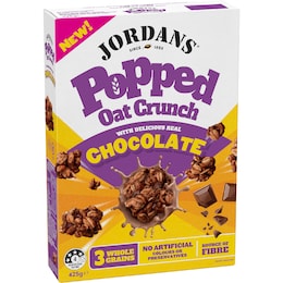 Jordans Popped Oat Crunch Chocolate 425g – Woolworths