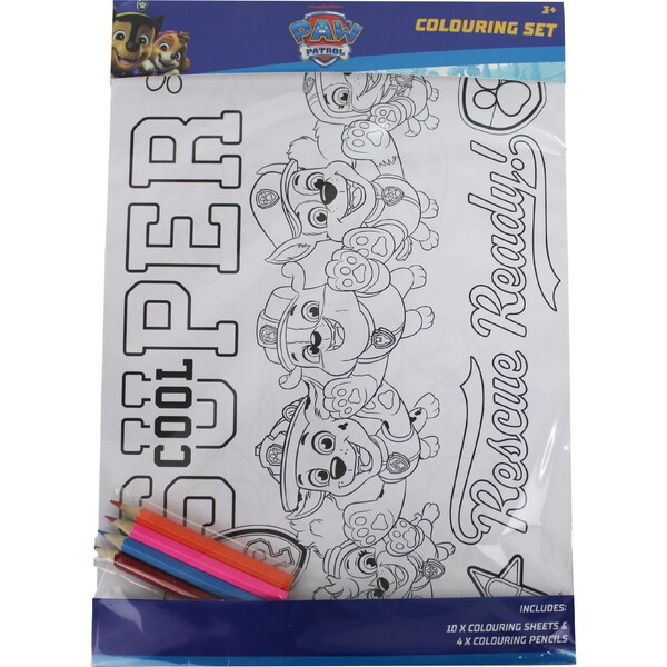 Paw Patrol Colouring Set each