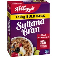 Kellogg's Sultana Bran High Fibre Breakfast Cereal Bulk Pack