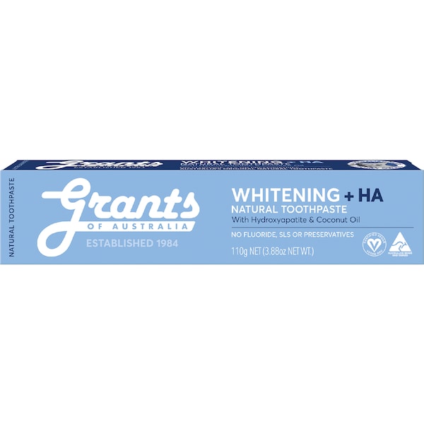 Grants Whitening & HA Toothpaste 110g